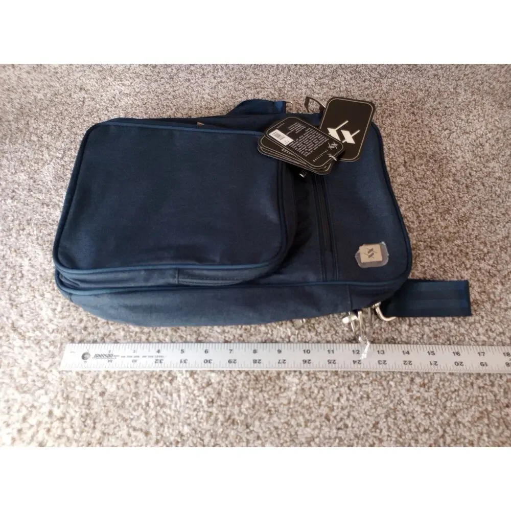 Ju Ju Be Men's XY Collection Helix Diaper Bag Messenger Tote Blue